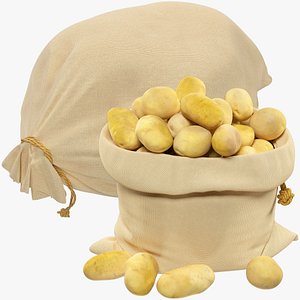 3D model Potato Sacks Collection V3