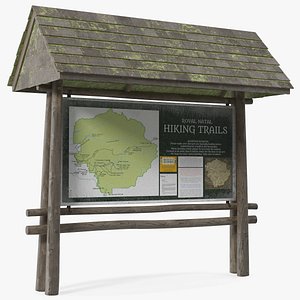 Hiking Information Board Old