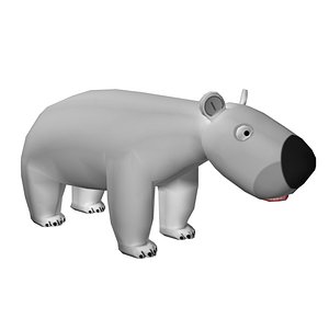 polar bear 3D model