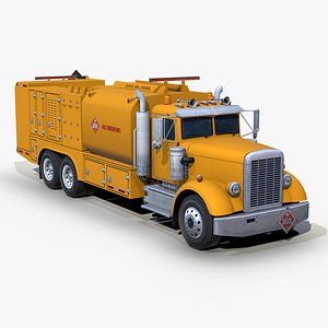 Fuel and Lube truck 3D model