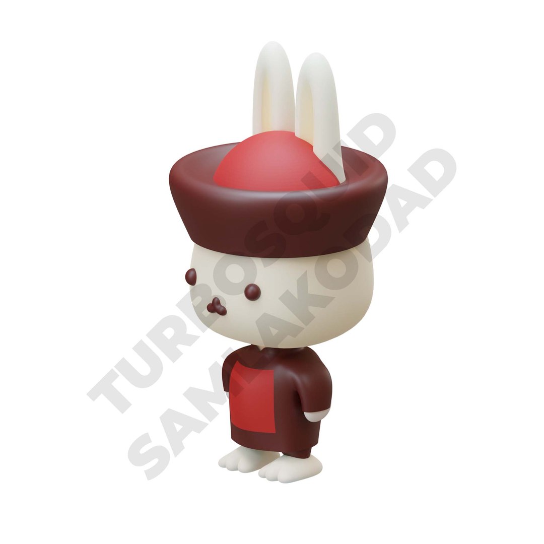 Isometric 3D Render Chinese Rabbit Character 05 model - TurboSquid 2014673