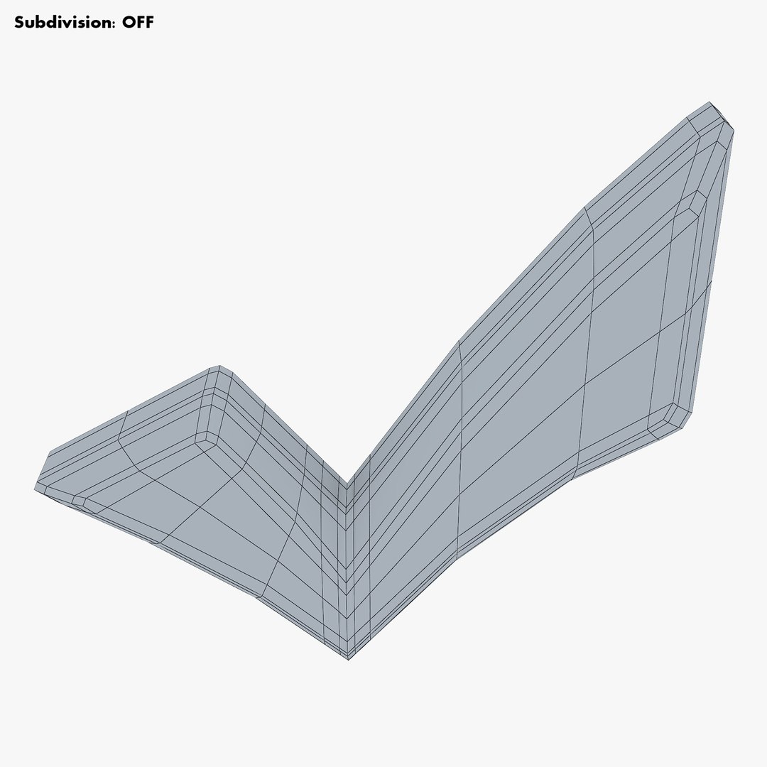 3D Check Mark V 1 - TurboSquid 2007511