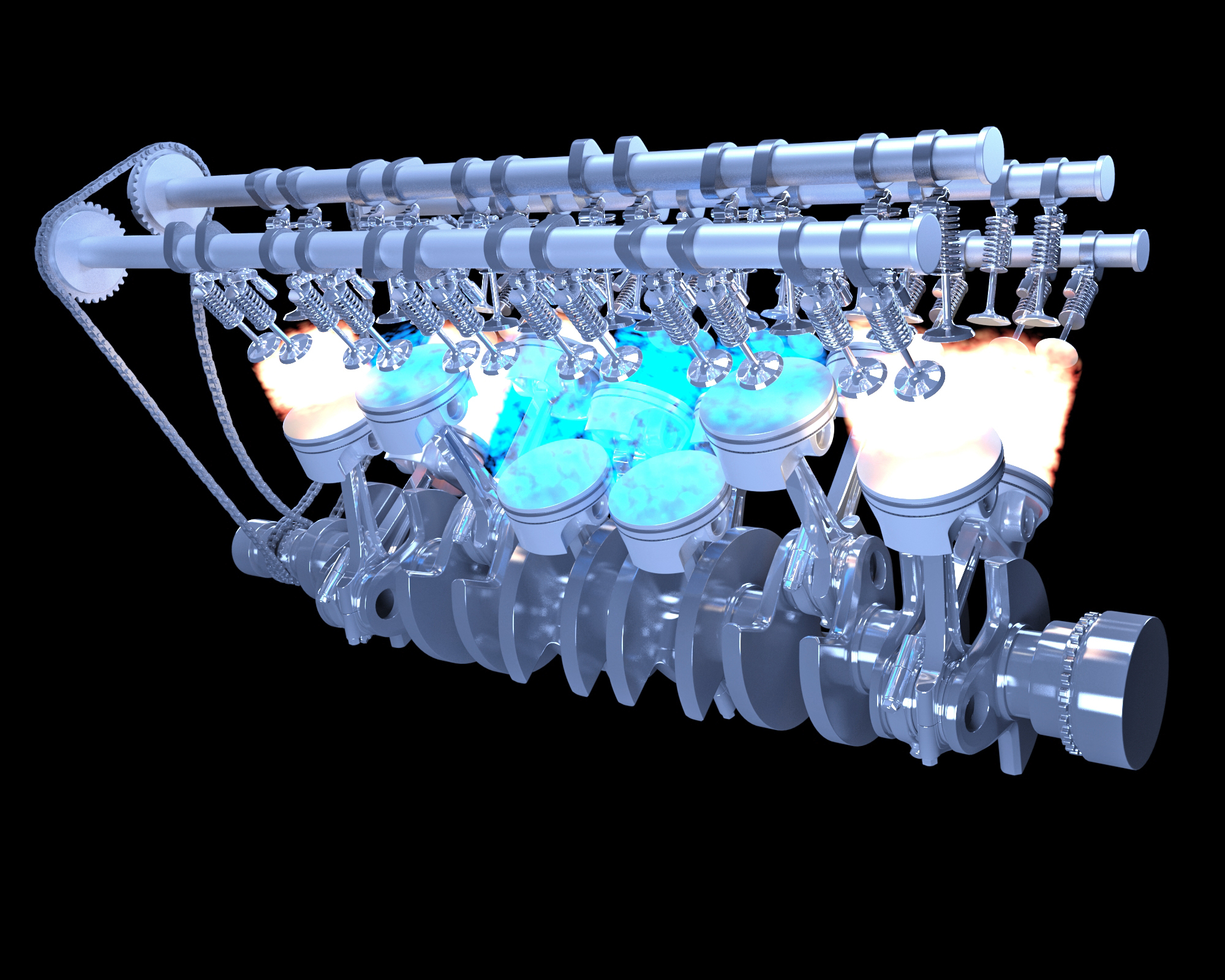 V12 Engine Ignition 3d Model - Turbosquid 1368570