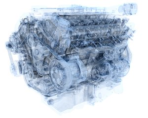 Ignition Animation V12 Engine
