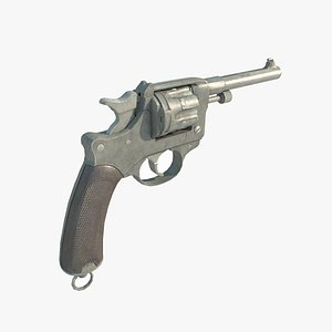 Modern weapon revolver 3D model