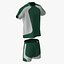 Soccer Uniform Green 2 Modello 3D
