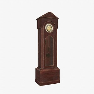 clock grandfather sven 3D