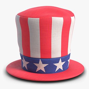 american patriot cylinder hat 3D