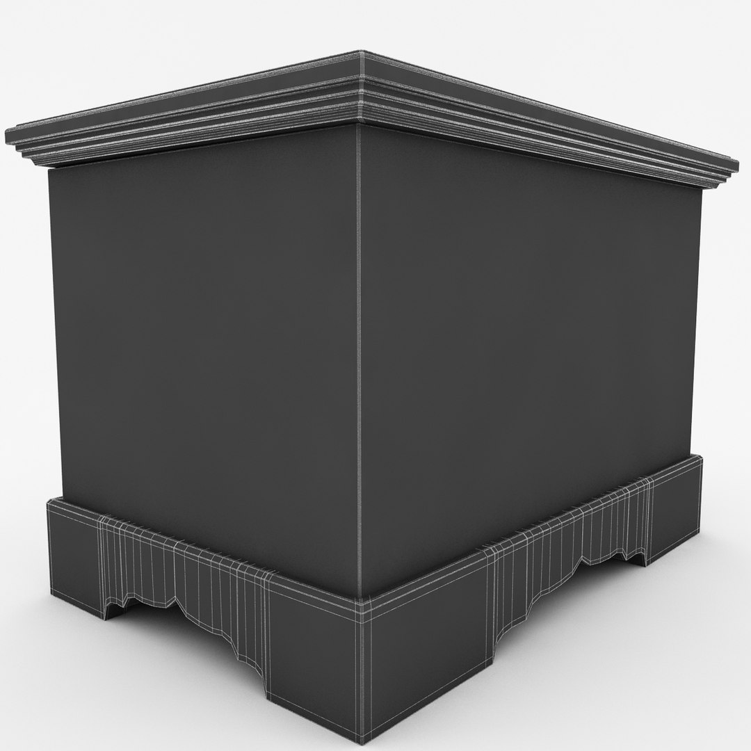 3d model painted box