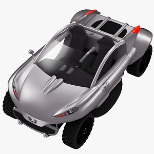 concept car peugeot hoggar 3d model