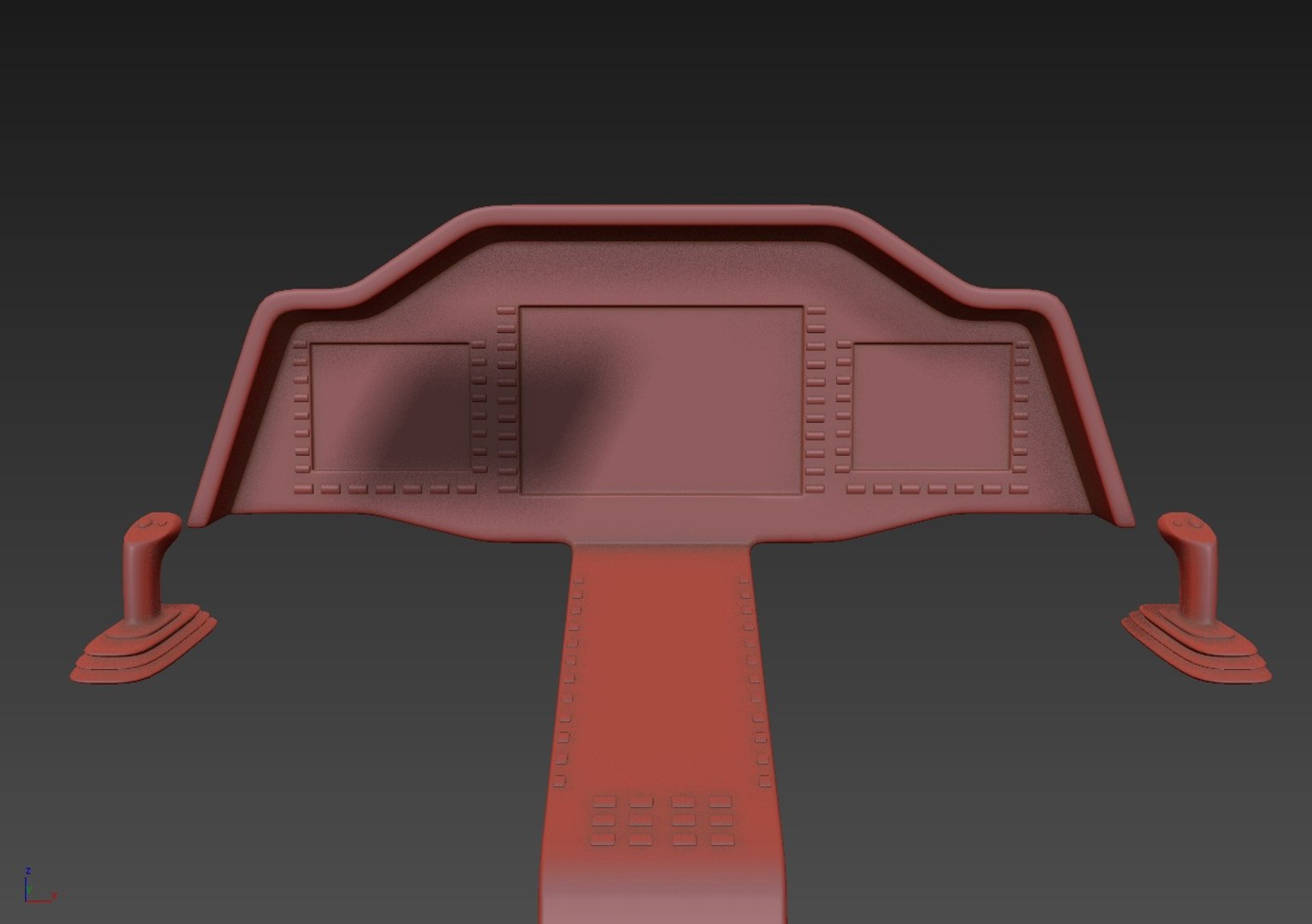 Aircraft Control Panel 3D Model - TurboSquid 1644363