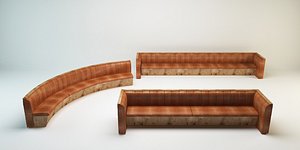 long sofas 3D model