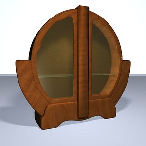 art deco cabinet 3d model