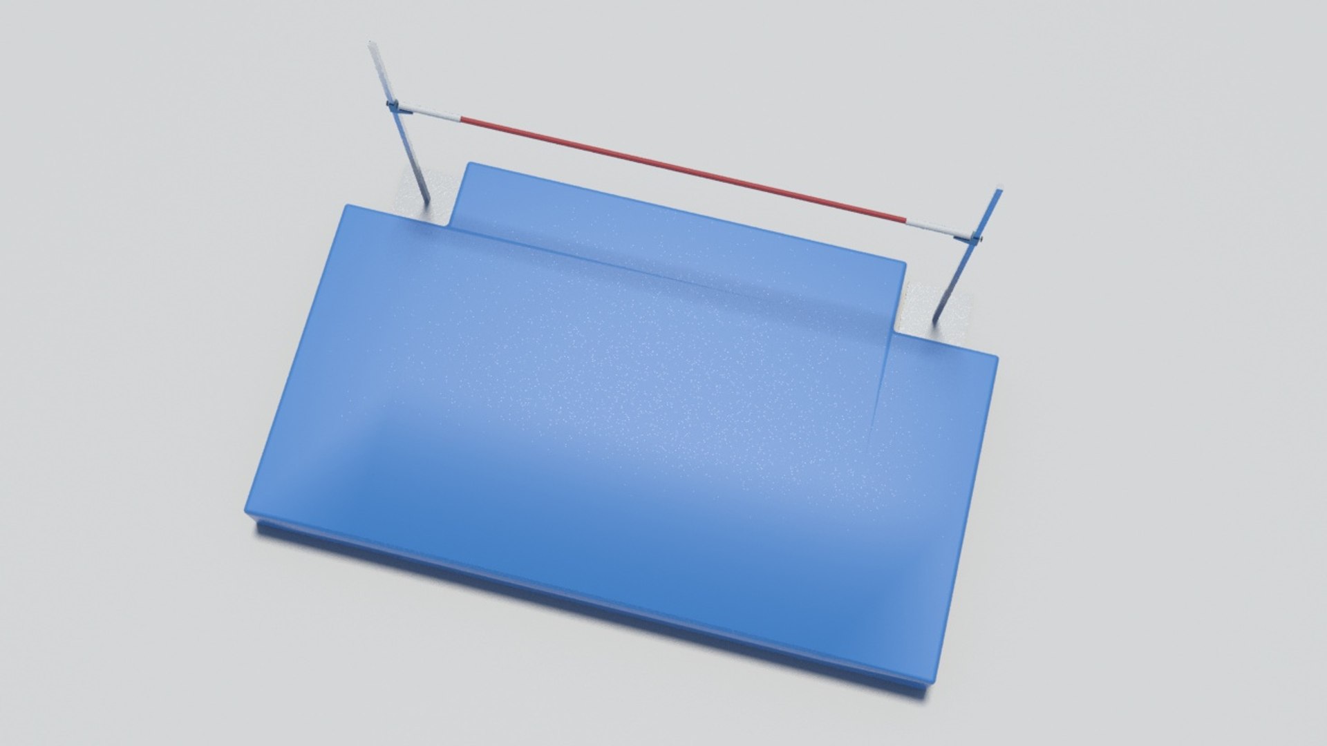 3d Model Athletics Jump