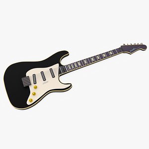 guitar originally 3D model