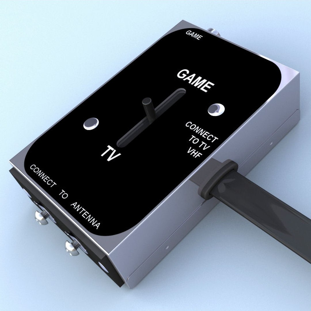 3d model gaming antenna splitter