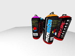 montana spray 3d max