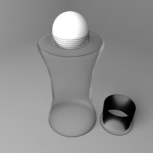 3D roll-on bottle 3 model