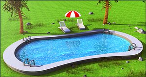 swimming pool 3D model