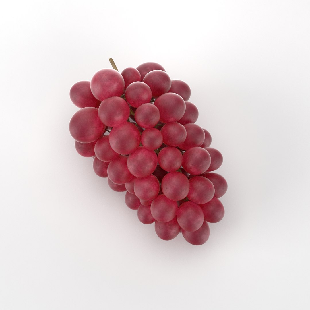 Grapes Realistic 3D Model - TurboSquid 1486415