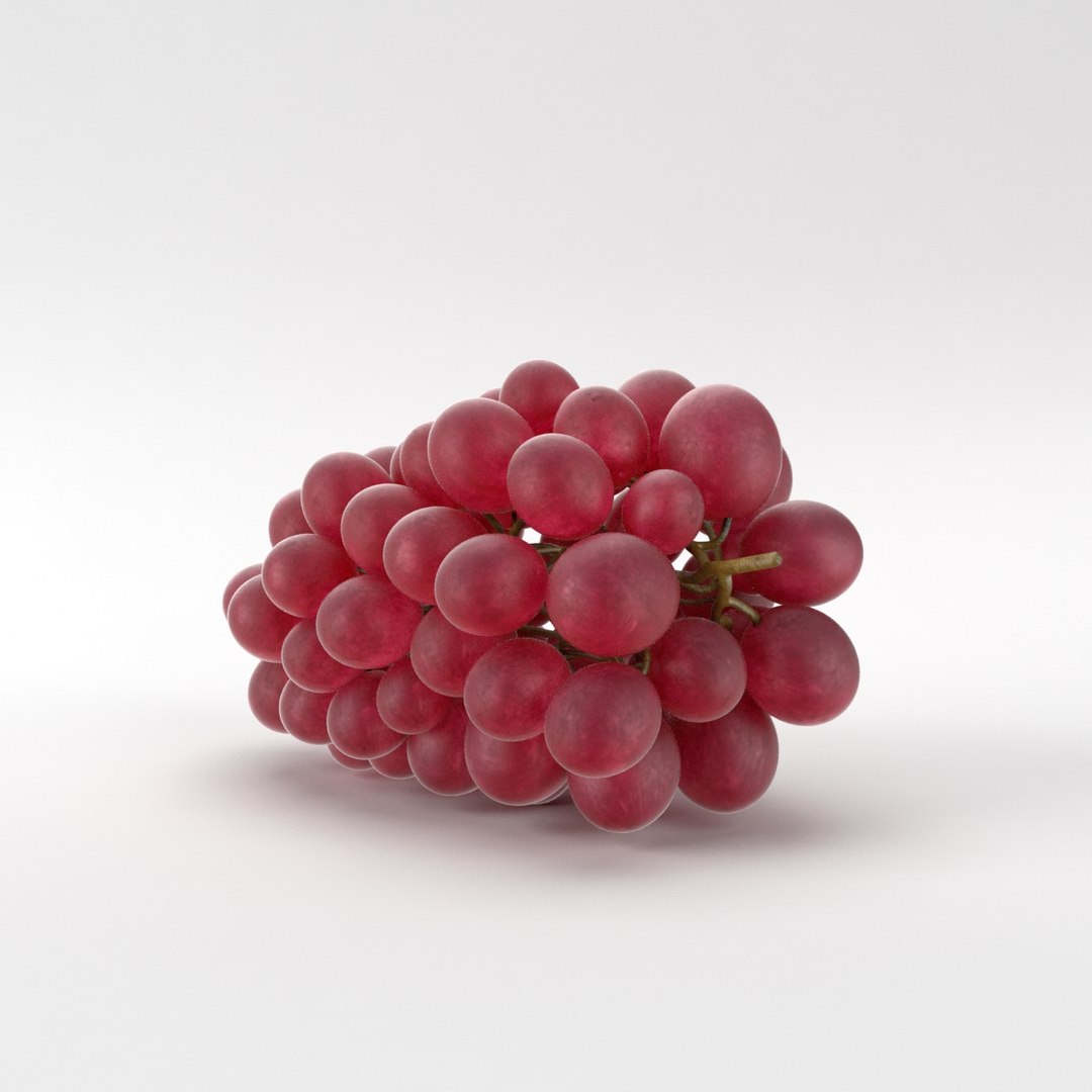 Grapes Realistic 3D Model - TurboSquid 1486415