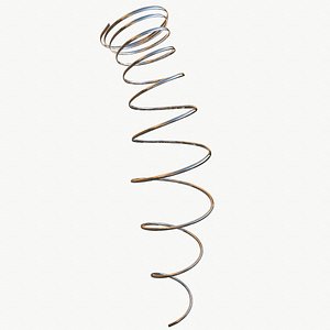 3D metal spiral spring