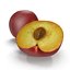 Plum Half 4 3D Model