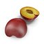 Plum Half 4 3D Model