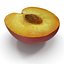 Plum Half 4 3D Model