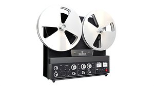Reel to Reel Tape Recorder 3D
