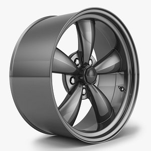 3d wheel rim mustang model