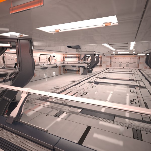 Sci-Fi Hangar in Environments - UE Marketplace