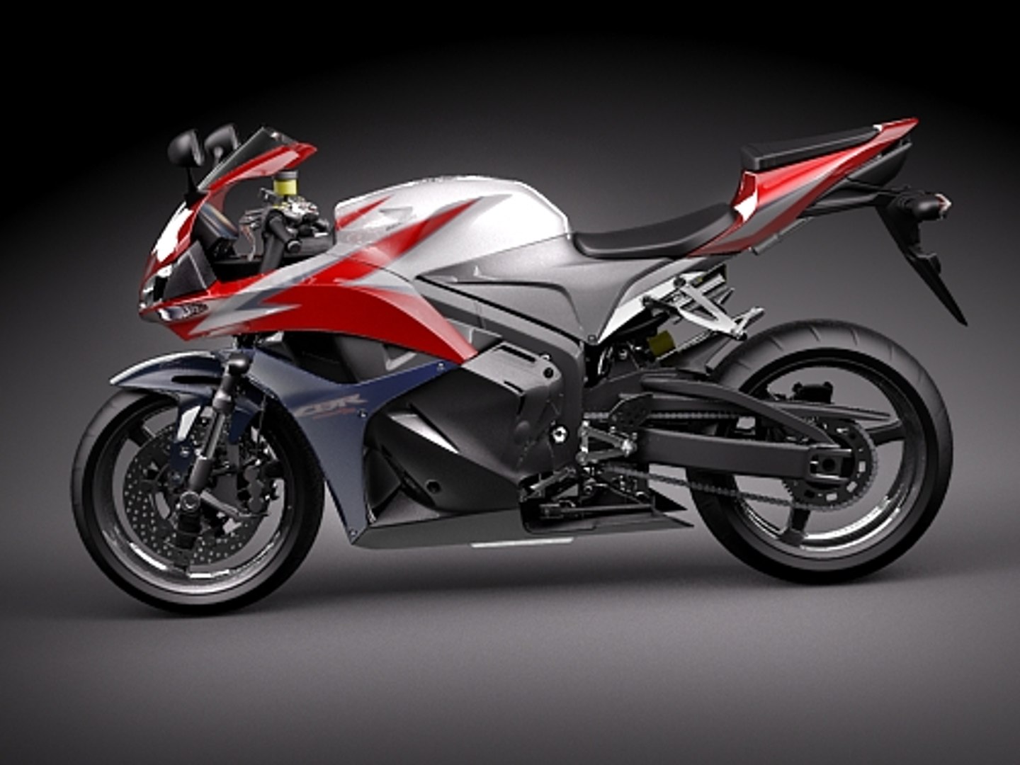 3d модель honda. Honda CBR 600 3d model.