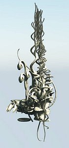 3D alien plant