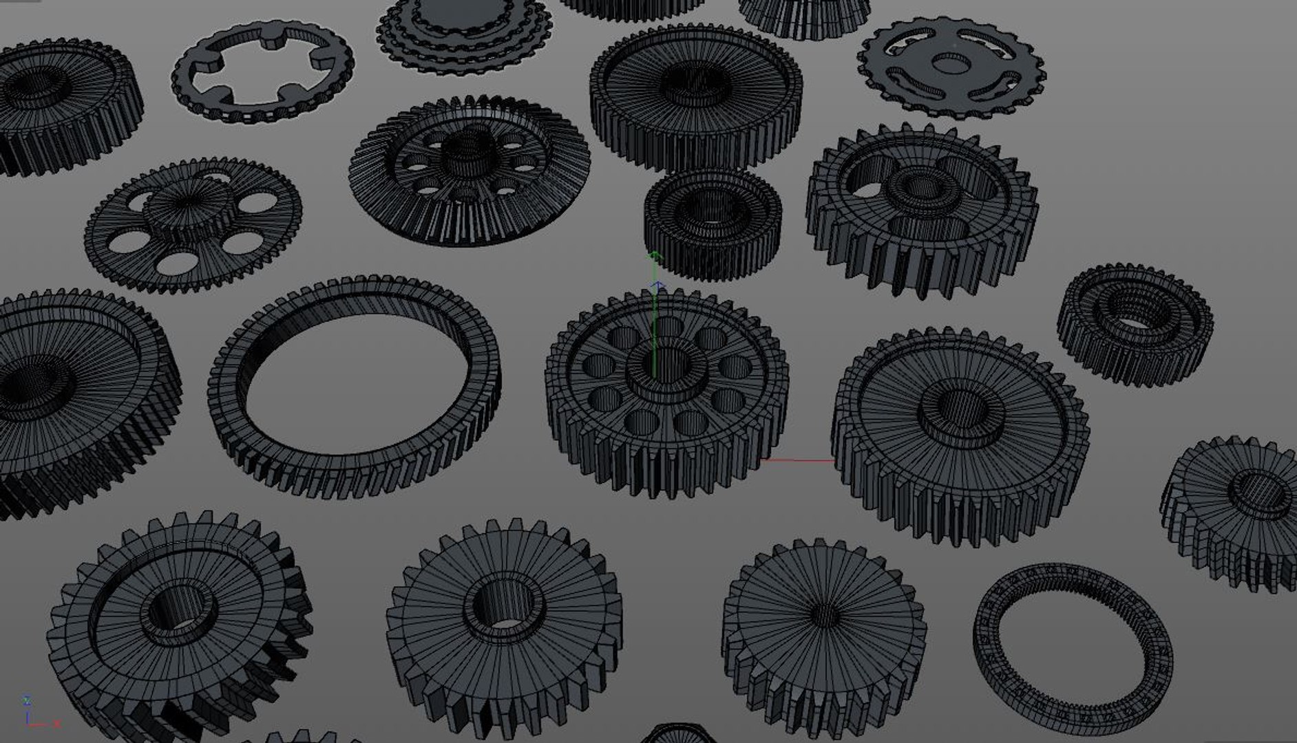 3D model of the gear set.  Download Scientific Diagram