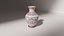 Traditionelles handbemaltes Keramikvase-Modell (3D-Modell)