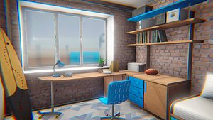 Teen room - interior and props