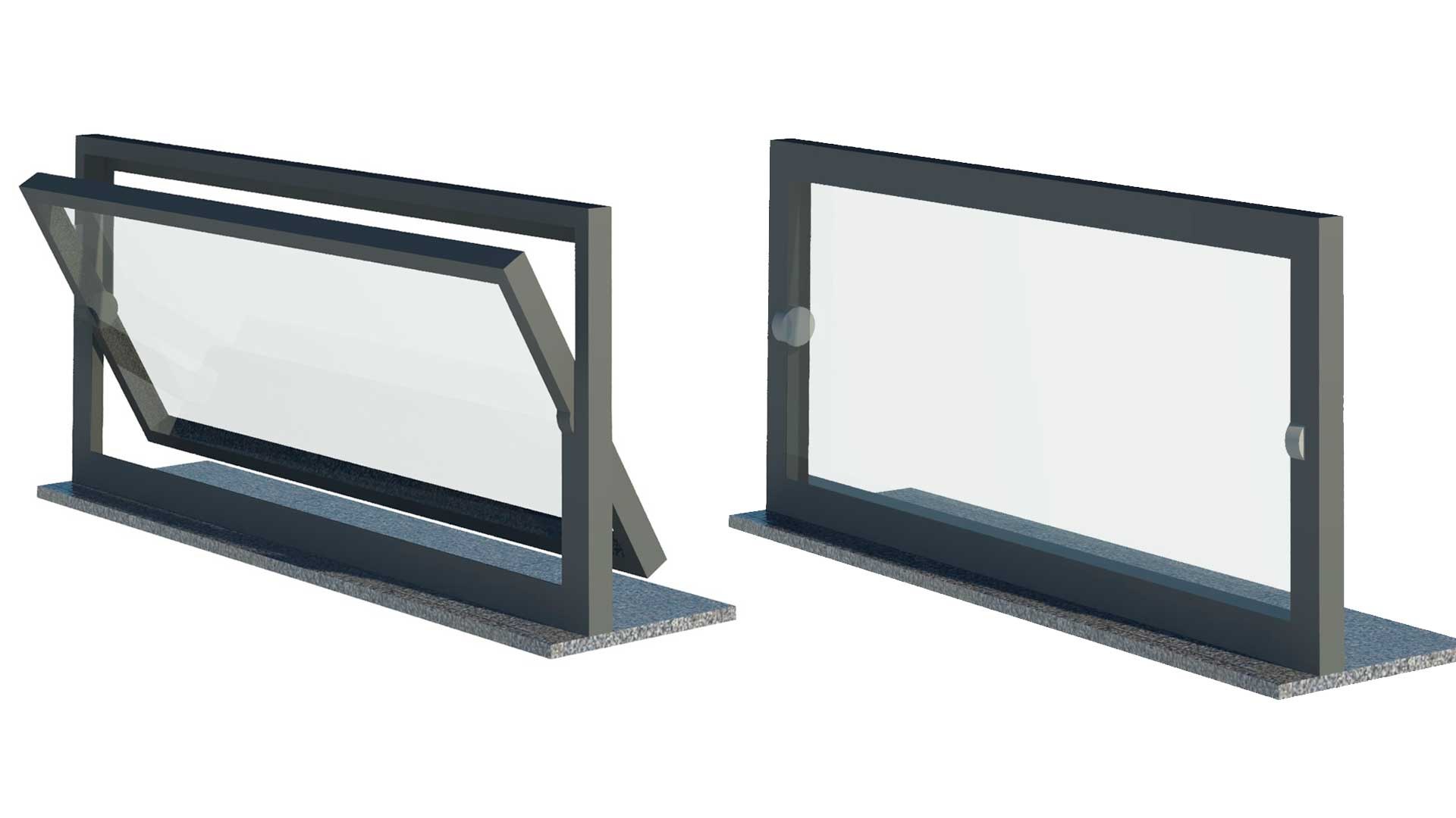3D Pivot Window Horizontal Axis Model - TurboSquid 2017356