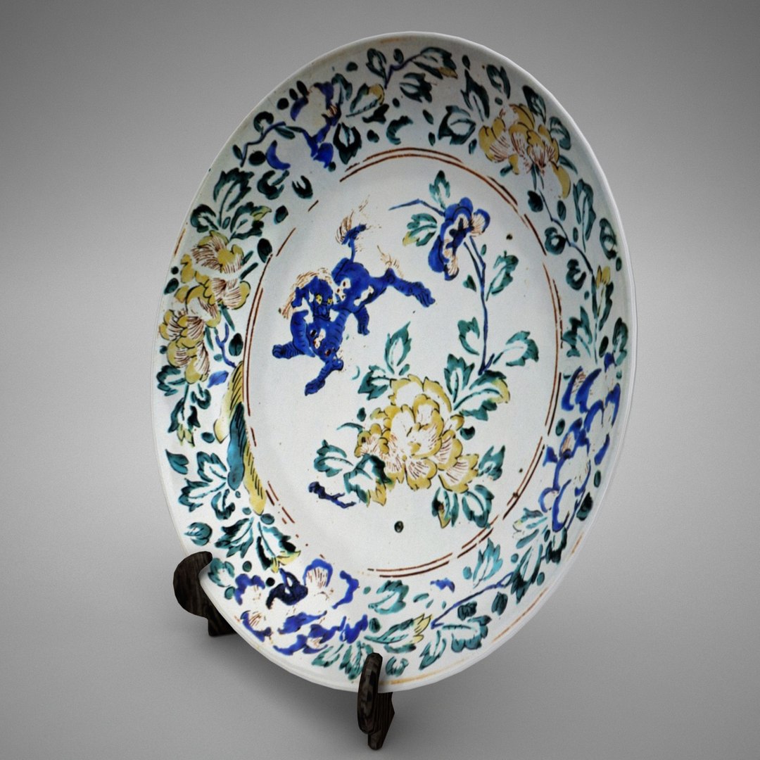 Japanese Porcelain 3D Model - TurboSquid 1197553