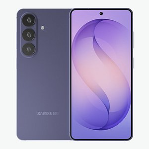 3D Samsung Galaxy S26 Cobalt Violet model