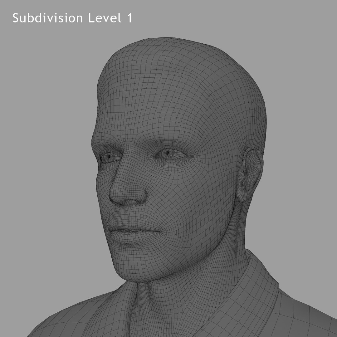 Male Character 3d Model