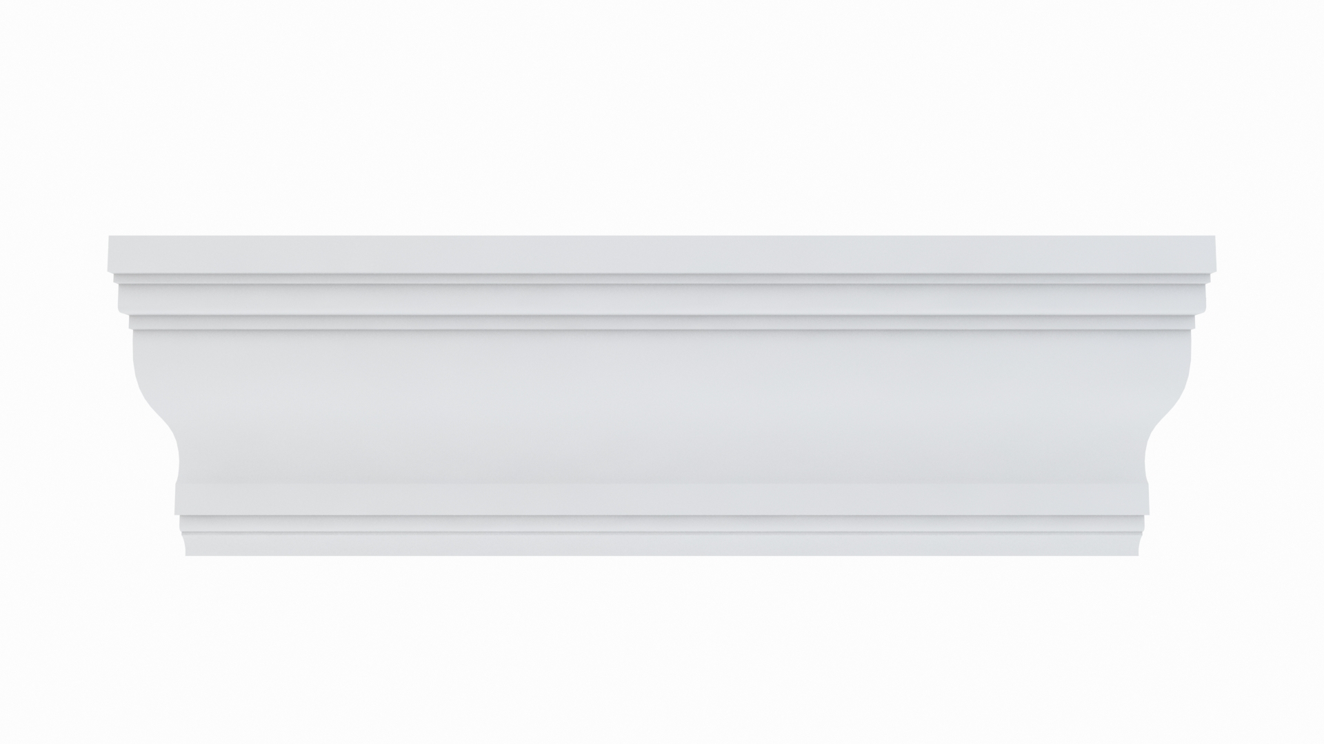 Cornice 109 Straight Model - TurboSquid 2027190