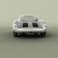 1956 porsche 550 coupe 3D model