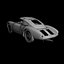 1956 porsche 550 coupe 3D model