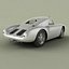1956 porsche 550 coupe 3D model