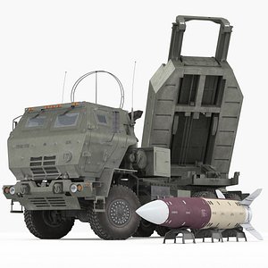 m142 himars army truck model