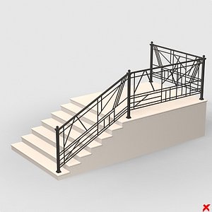 3d model staircase