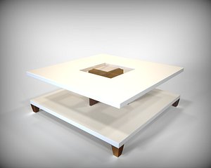 Square White Table