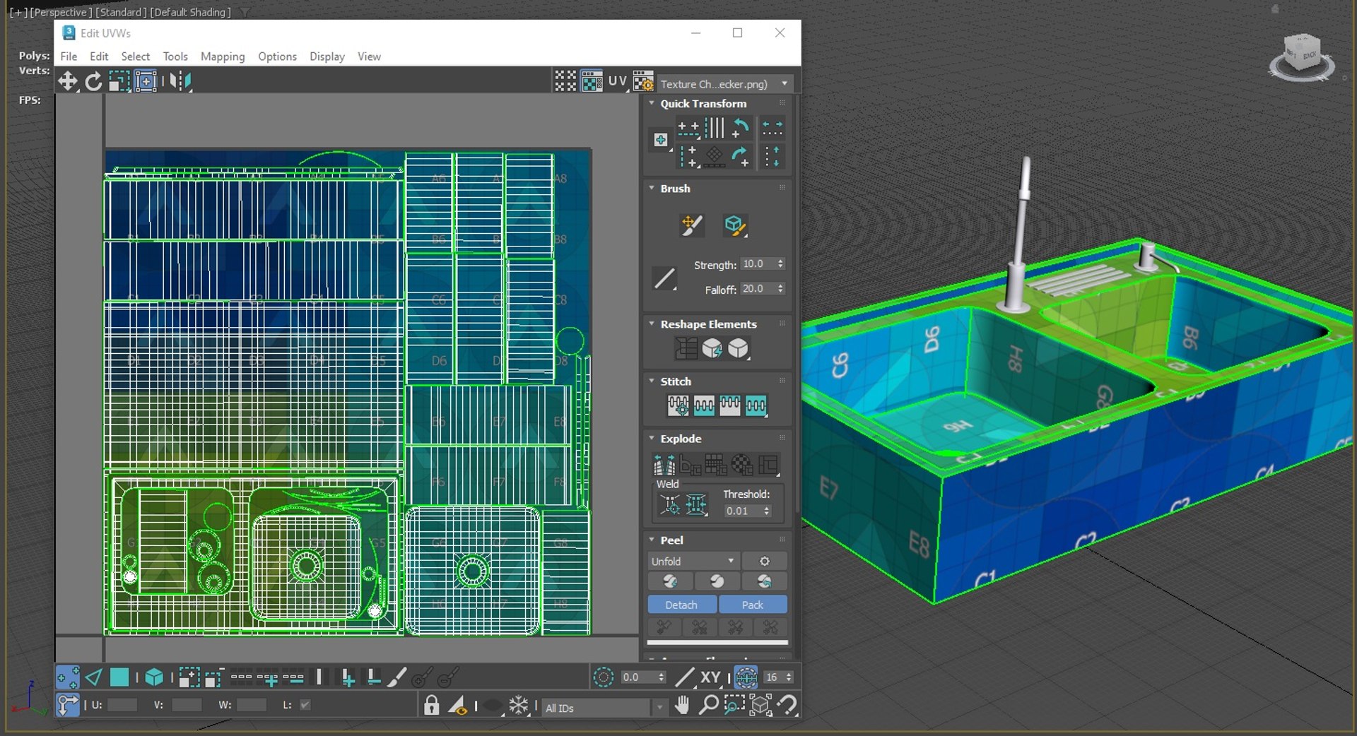 3D Sink With Faucet N1 Model TurboSquid 2295210