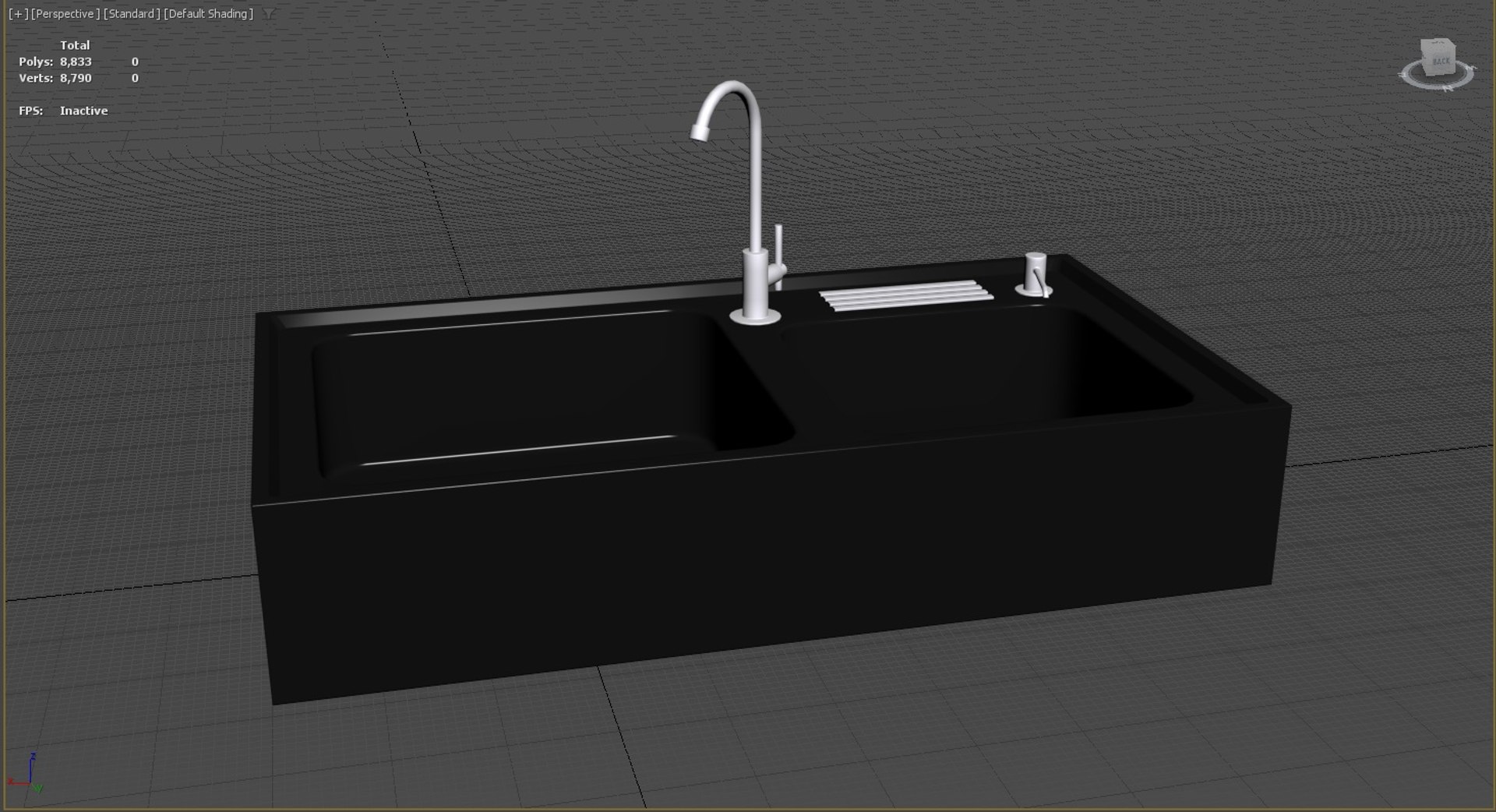 3D Sink With Faucet N1 Model TurboSquid 2295210